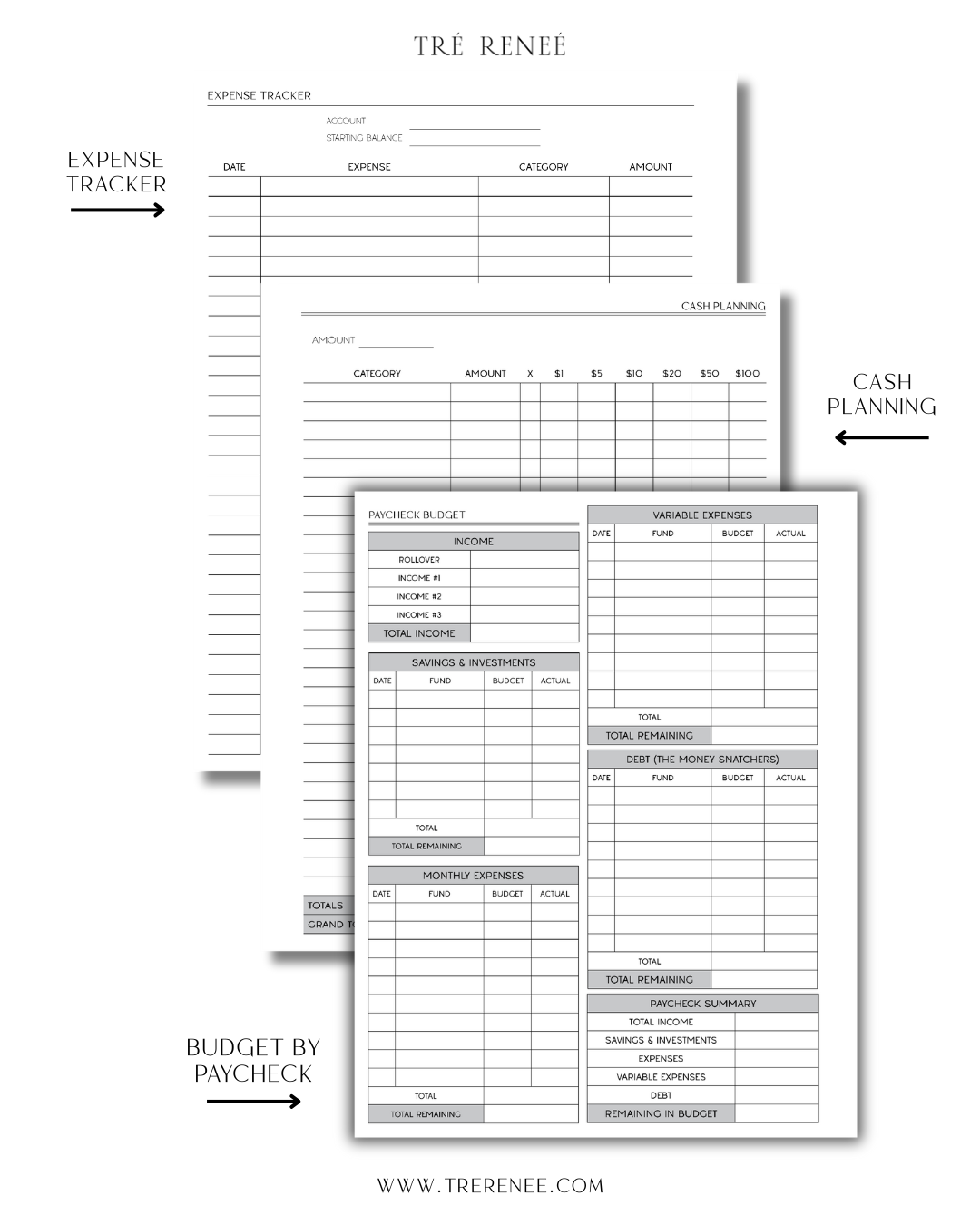BLOSSOM | 12 MONTH BUDGET PLANNER