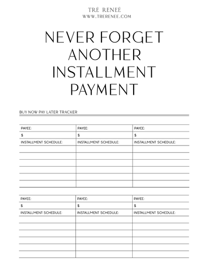 BLOSSOM | 12 MONTH BUDGET PLANNER